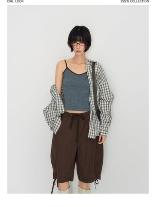 [TAKEANAP] pocket cropped pants