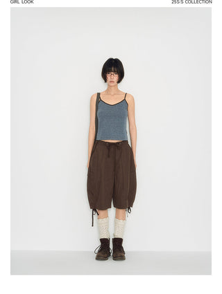 [TAKEANAP] pocket cropped pants