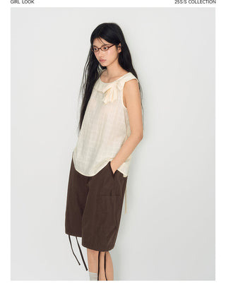 [TAKEANAP] pocket cropped pants