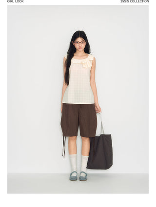 [TAKEANAP] pocket cropped pants