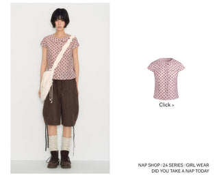 [TAKEANAP] pocket cropped pants