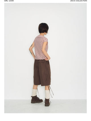 [TAKEANAP] pocket cropped pants