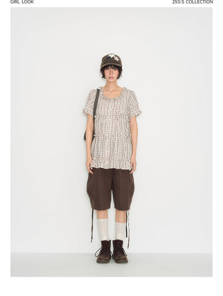 [TAKEANAP] pocket cropped pants