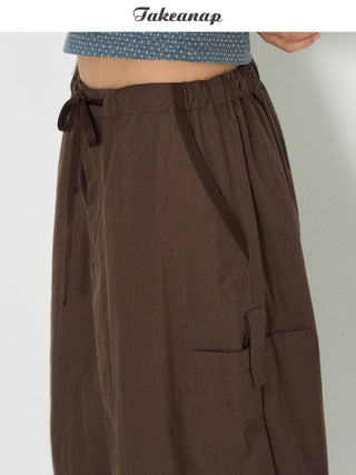 [TAKEANAP] pocket cropped pants