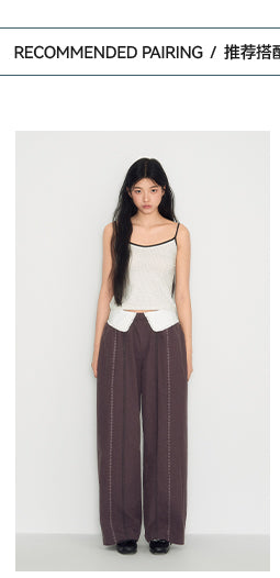 [TAKEANAP] contrast sling top