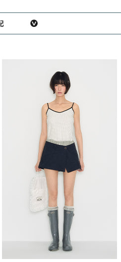 [TAKEANAP] contrast sling top