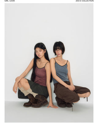 [TAKEANAP] contrast sling top