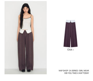 [TAKEANAP] contrast sling top