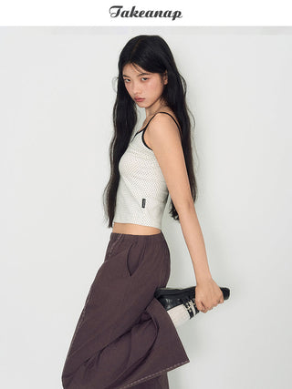 [TAKEANAP] contrast sling top
