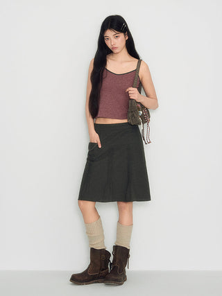 [TAKEANAP] contrast sling top