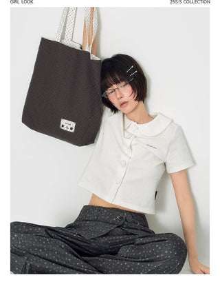 [TAKEANAP] dots canvas bag