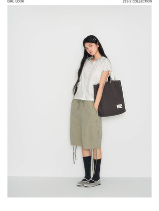 [TAKEANAP] dots canvas bag