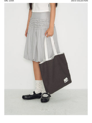 [TAKEANAP] dots canvas bag