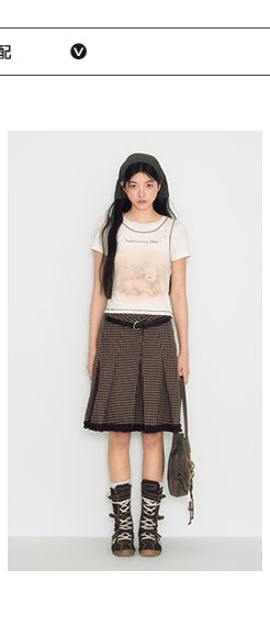 [TAKEANAP] lamb printed tee