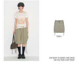 [TAKEANAP] lamb printed tee
