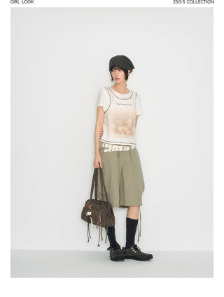 [TAKEANAP] lamb printed tee