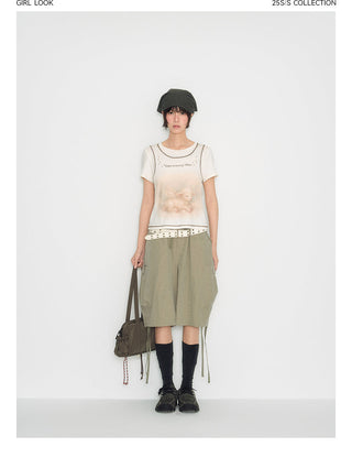 [TAKEANAP] lamb printed tee