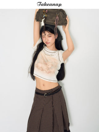 [TAKEANAP] lamb printed tee