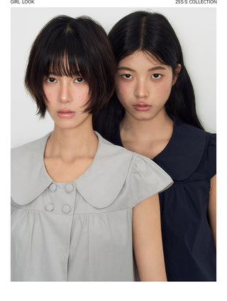 [TAKEANAP] doll breasted set