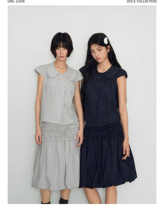 [TAKEANAP] doll breasted set