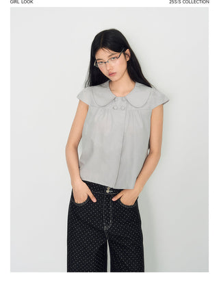 [TAKEANAP] doll breasted set
