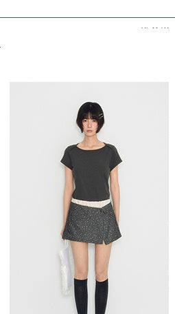 [TAKEANAP] slit workwear skirt