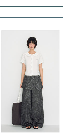 [TAKEANAP] slit workwear skirt