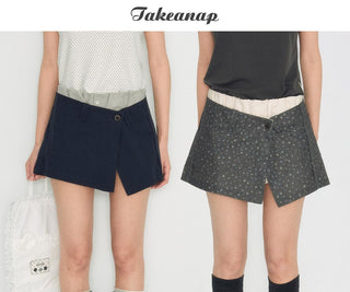 [TAKEANAP] slit workwear skirt