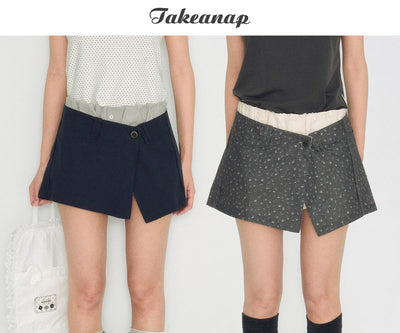 [TAKEANAP] slit workwear skirt