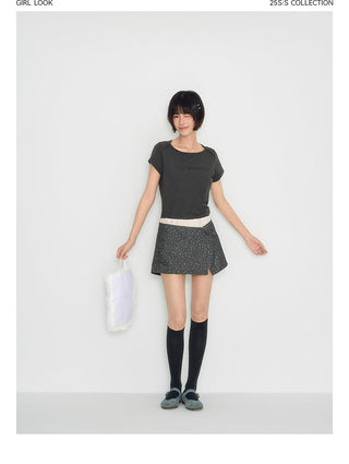 [TAKEANAP] slit workwear skirt