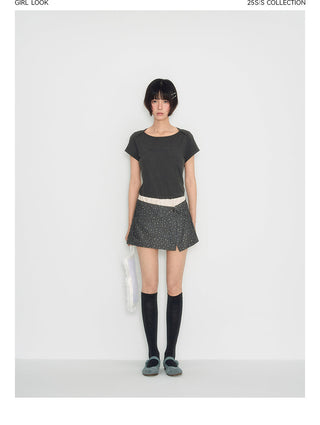 [TAKEANAP] slit workwear skirt