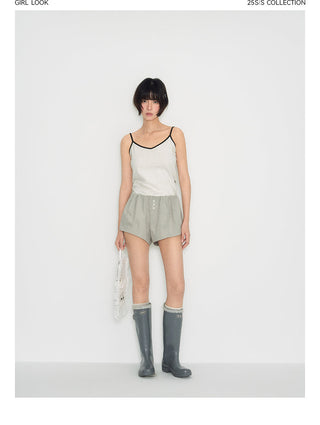 [TAKEANAP] slit workwear skirt