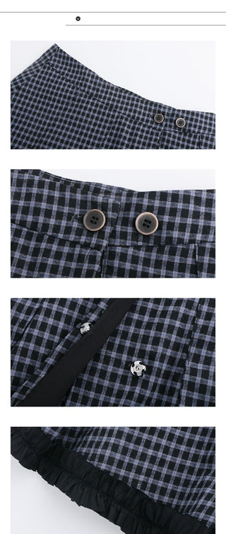 [TAKEANAP] plaid pleated skirt