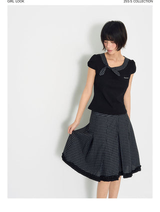 [TAKEANAP] plaid pleated skirt