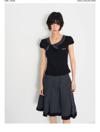 [TAKEANAP] plaid pleated skirt