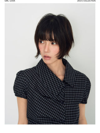 [TAKEANAP] plaid pleated skirt
