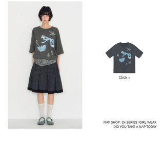 [TAKEANAP] plaid pleated skirt