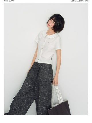[TAKEANAP] slit workwear skirt