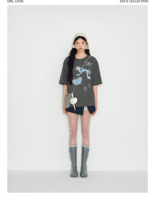 [TAKEANAP] slit workwear skirt