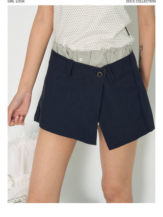 [TAKEANAP] slit workwear skirt