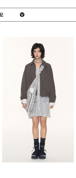 [TAKEANAP] polka dot jacket