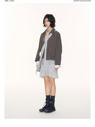 [TAKEANAP] polka dot jacket