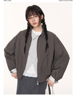 [TAKEANAP] polka dot jacket