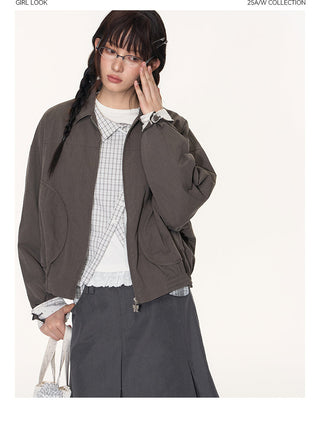 [TAKEANAP] polka dot jacket