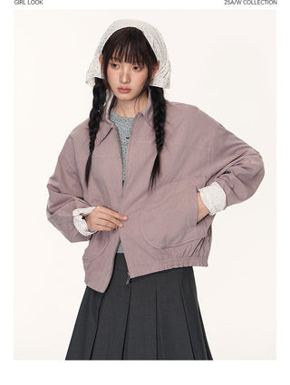 [TAKEANAP] polka dot jacket
