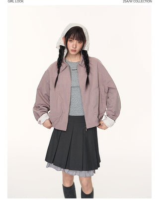 [TAKEANAP] polka dot jacket