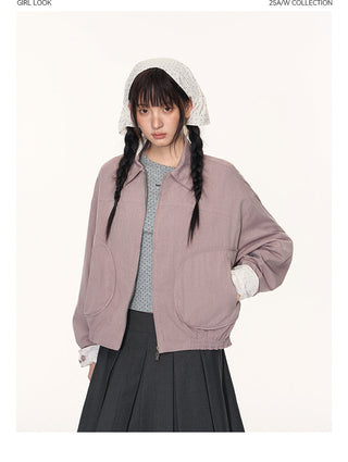 [TAKEANAP] polka dot jacket