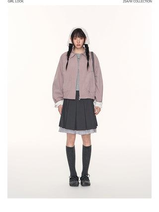[TAKEANAP] polka dot jacket