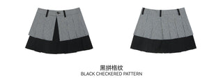 [TAKEANAP] plaid three-piece set