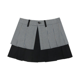 [TAKEANAP] plaid three-piece set